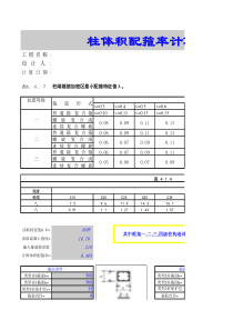 柱体积配箍率计算表格