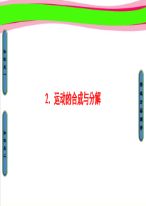 2.运动的合成与分解-公开课一等奖课件