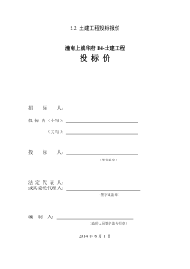 分部分项工程量清单计价表