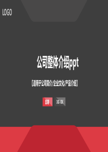 公司整体介绍ppt