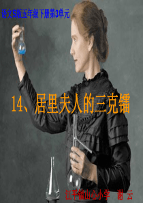 语文S版五年级下册第14课《居里夫人的三克镭》课件