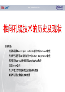 椎间孔镜技术的历史及现状