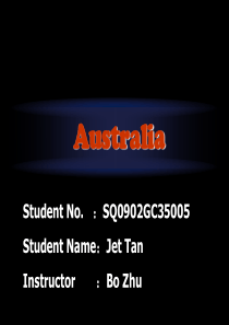 Australia澳大利亚风土人情(英文版)[1]