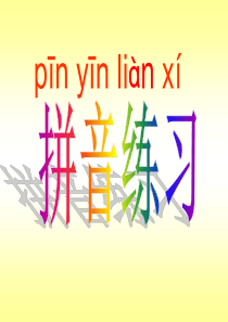 拼音复习拼读练习