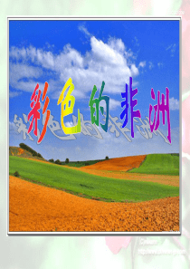 《彩色的非洲》(完美版)ppt课件