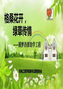 优秀志愿服务项目答辩ppt
