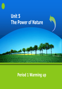Unit5_The_Power_of_Nature_Warming_up