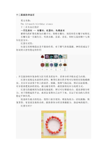 十二星座幸运石