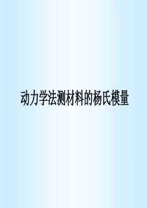 动态杨氏模量