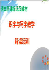 小学低段解读新课标