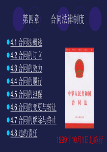 第四章合同法律制度