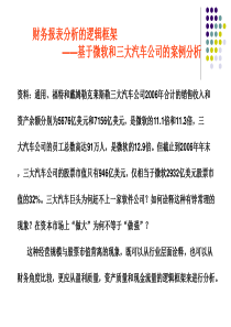 财务报告分析综合案例