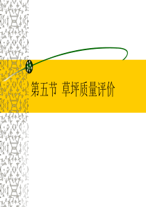 21 草坪质量评价