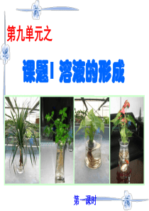 课题1溶液的形成(使用)