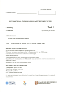 剑桥雅思10-真题test-1
