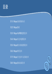 Maya三维动画制作基础教程-(3)