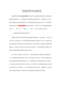 企业安全生产双重预防机制建设