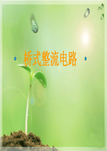 桥式整流电路说课PPT