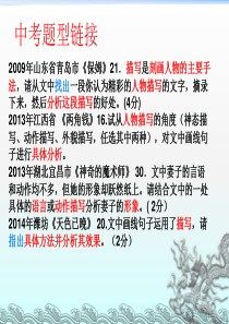 分析人物描写手法