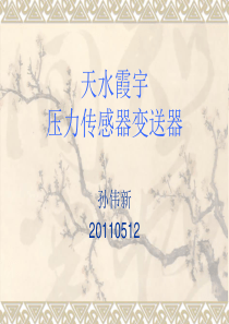wn压力传感器变送器
