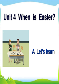 新版PEP小学英语五年级下册第四单Unit4-when-is-Easter整个单元完整版