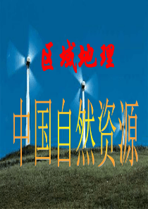 区域地理—中国的自然资源ppt