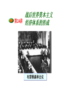 一轮复习 战后资本主义世界经济体系的形成