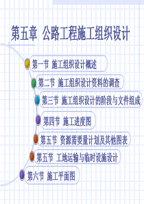 第五章公路工程施工组织设计