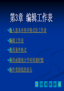 Excel2003精品教程__美化与编辑工作表