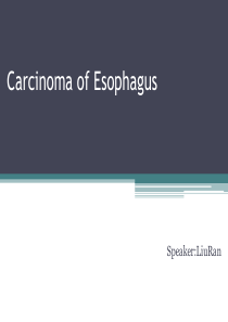 食管癌(英文版)