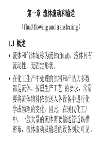 流体流动及输送1