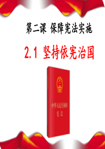 2.1坚持依宪治国