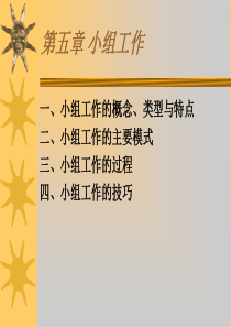 初级第五章小组工作