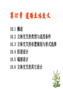 道路勘察设计――立交