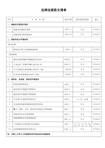法律条文清单(改)