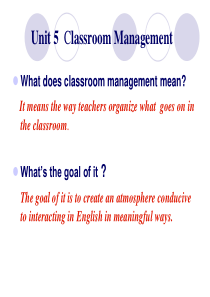 Unit-5--Classroom-Management