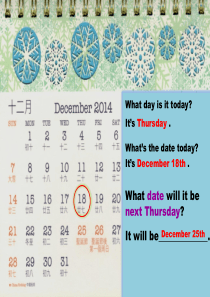 广州2014新版六年级上册Unit_12Christmas