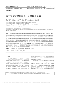 方钴矿热电材料综述