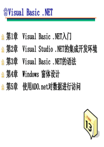 Visual Basic .NET经典教程