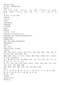 粤语三月通MP3全文本