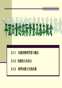 平面向量的实际背景及基本概念-课件