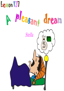 新概念英语一-Lesson-137-A-pleasant-dream
