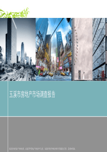 原稿玉溪市房地产市场调查报告