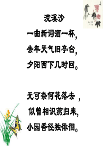 《蝶恋花》晏殊-用