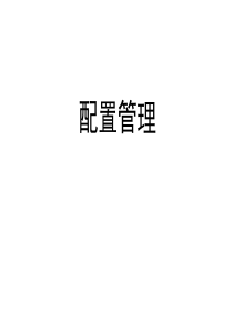 配置管理