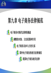 第九章 电子商务法律XXXX0827