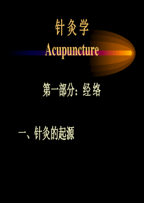 针灸学1
