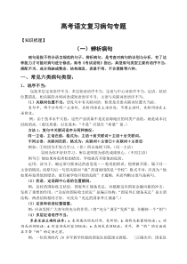 高考语文复习病句专题(精心整理)-(1)