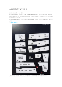 北京深圳购物中心考察手记