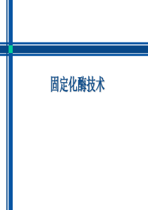 固定化酶技术